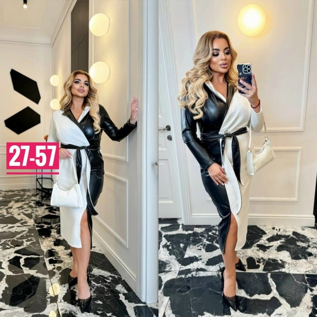 платье из экокожи,женские платья больших размеров,,платье большие размеры,платье с кожаными вставками