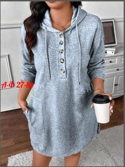спортивное платье с капюшоном,платье женская,платье толстовка,платье на флисе,платье с капюшоном