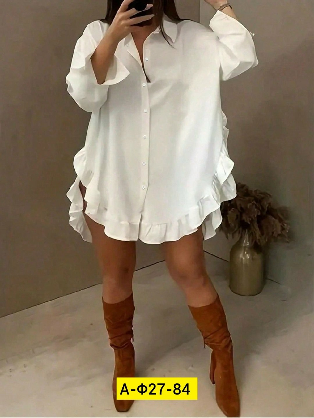 рубашка платья,женская однотонная рубашка,модная женская рубашка,блузка с оборками,рубашка женская