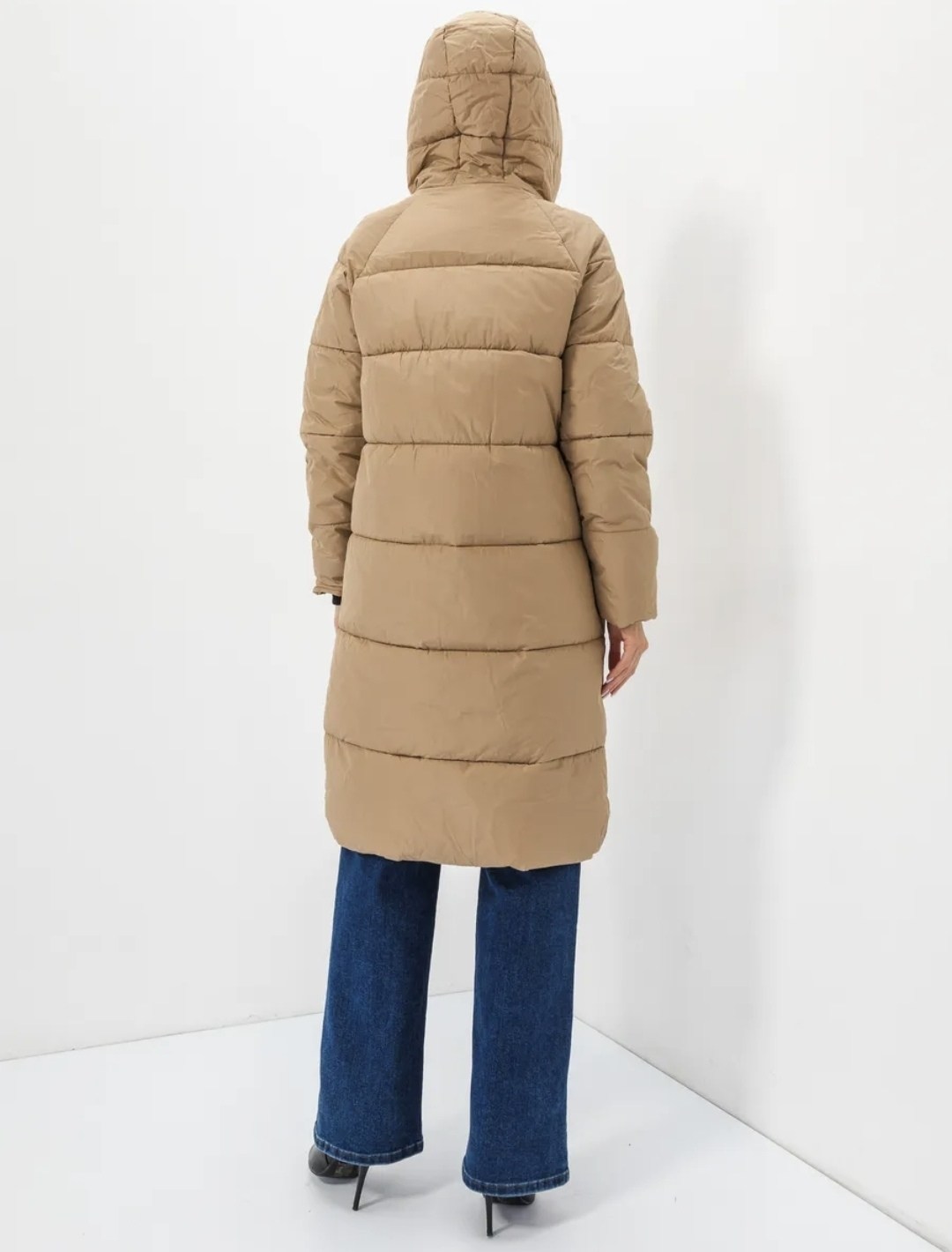 женские пуховики,куртка зимняя женская,удлиненная куртка,бежевый пуховик,пальто утепленное