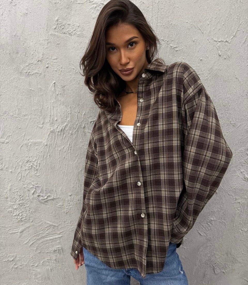 женская рубашка в клетку оверсайз,рубашка в клетку удлиненная,рубашка в клетку женская,рубашка в клетку,рубашка в клетку оверсайз удлиненная