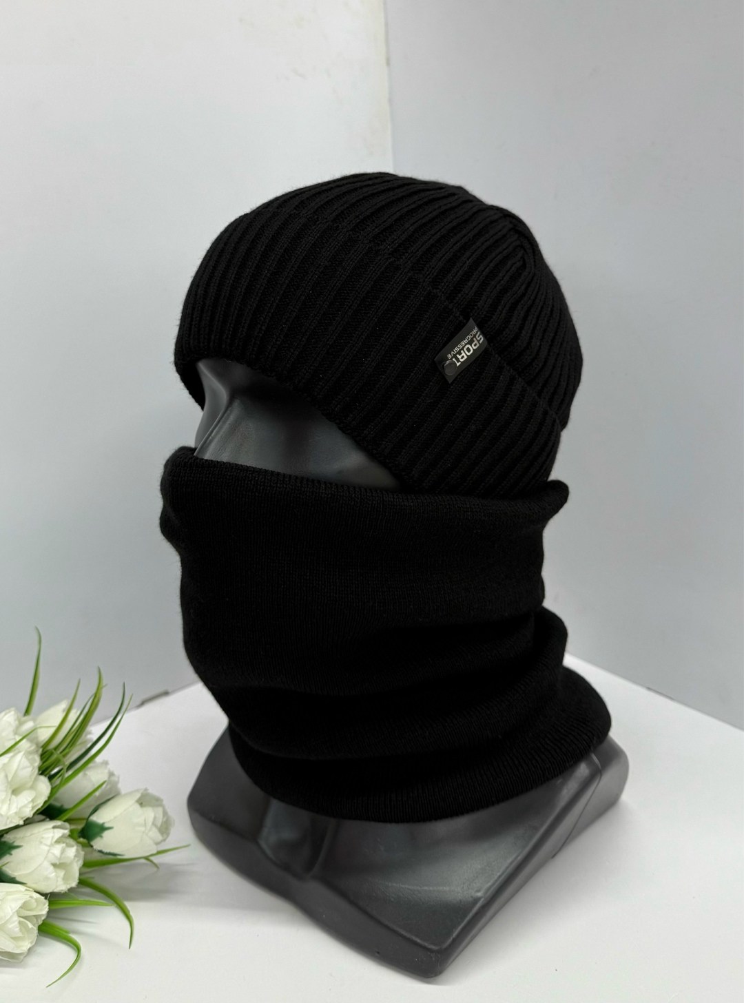 комплект шапка снуд,шапка и снуд для мужчин,шапка со снудом мужская комплект,шапка и снуд,шапка мужская со снудом