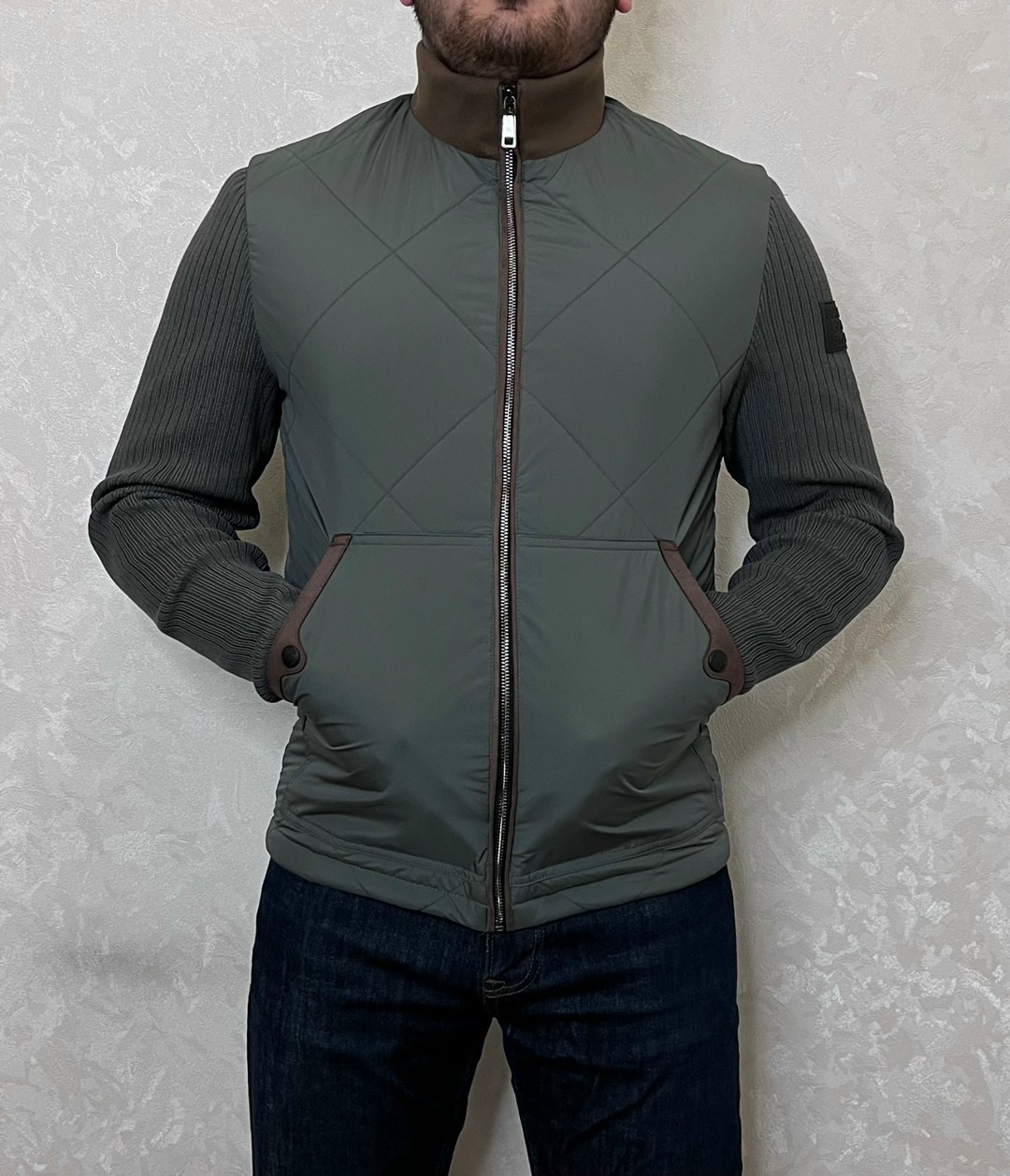 бежевая куртка мужская,куртка весенняя мужская,куртка демисезонная мужская,демисезонная куртка,комбинированная куртка