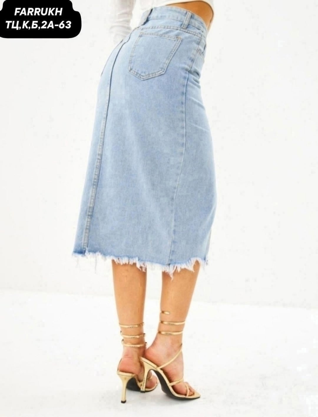 юбка джинсовая,юбка джинсовая с разрезом миди,юбка миди джинсовая,юбка джинсовая женская,комбинированная джинсовая юбка