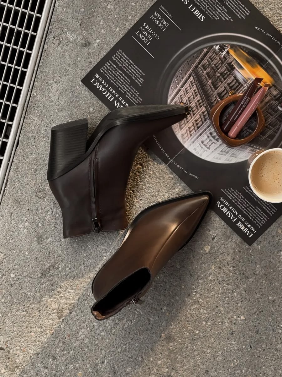 ботильоны женские,женские ботильоны с острым носком,женская ,ботильоны модные,женская  осень