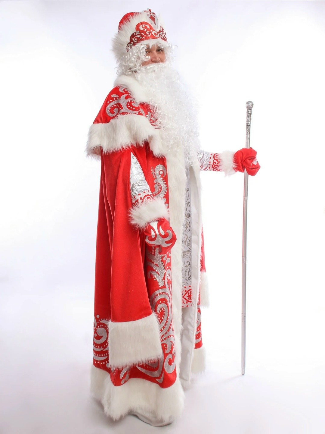 костюм деда мороза из парчи,костюмы деда мороза,костюм деда мороза царский,карнавальный костюм деда мороза взрослый,костюм карнавальный мужской дед мороз