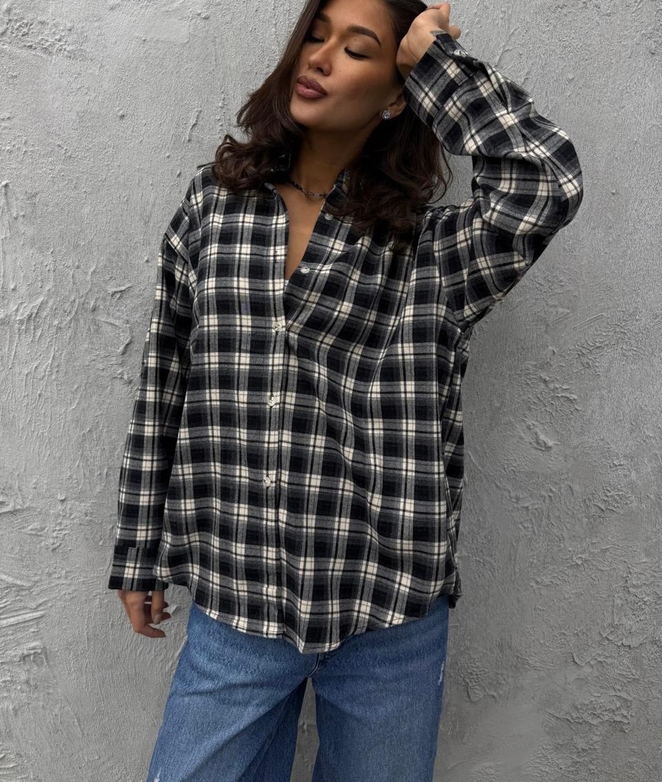 женская рубашка в клетку оверсайз,рубашка в клетку удлиненная,рубашка в клетку женская,рубашка в клетку,рубашка в клетку оверсайз удлиненная