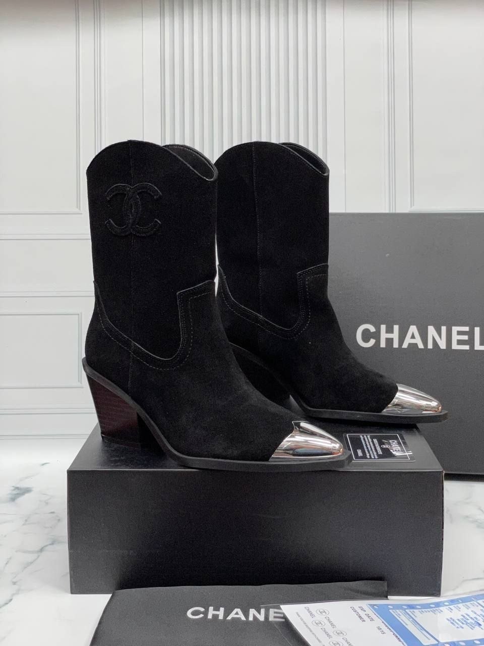 ботильоны chanel,,сапоги шанель, шанель,женская