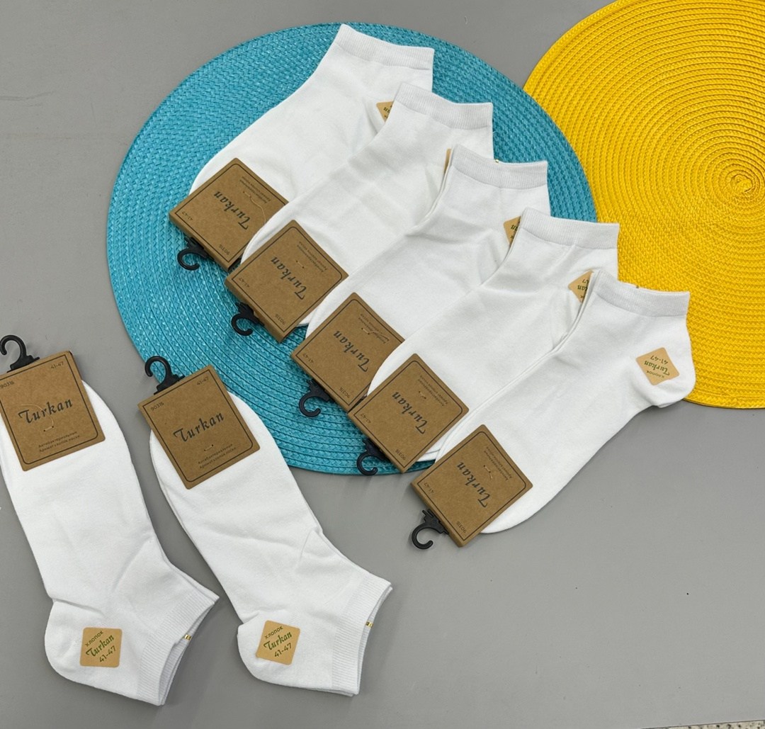 носки turkan женские 10 пар,носки женские 10 пар,носки женские белые,носки комплект,женские носки