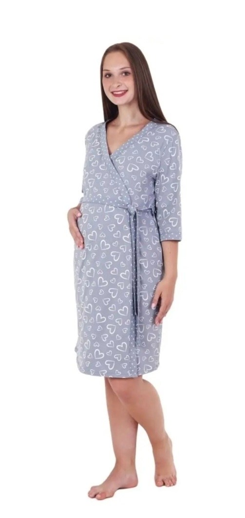 комплект халат и сорочка для беременных и кормящих,халат и сорочка для беременных,халат и сорочка для беременных и кормящих,комплект для беременных и кормящих,халат и сорочка для беременных и кормящих