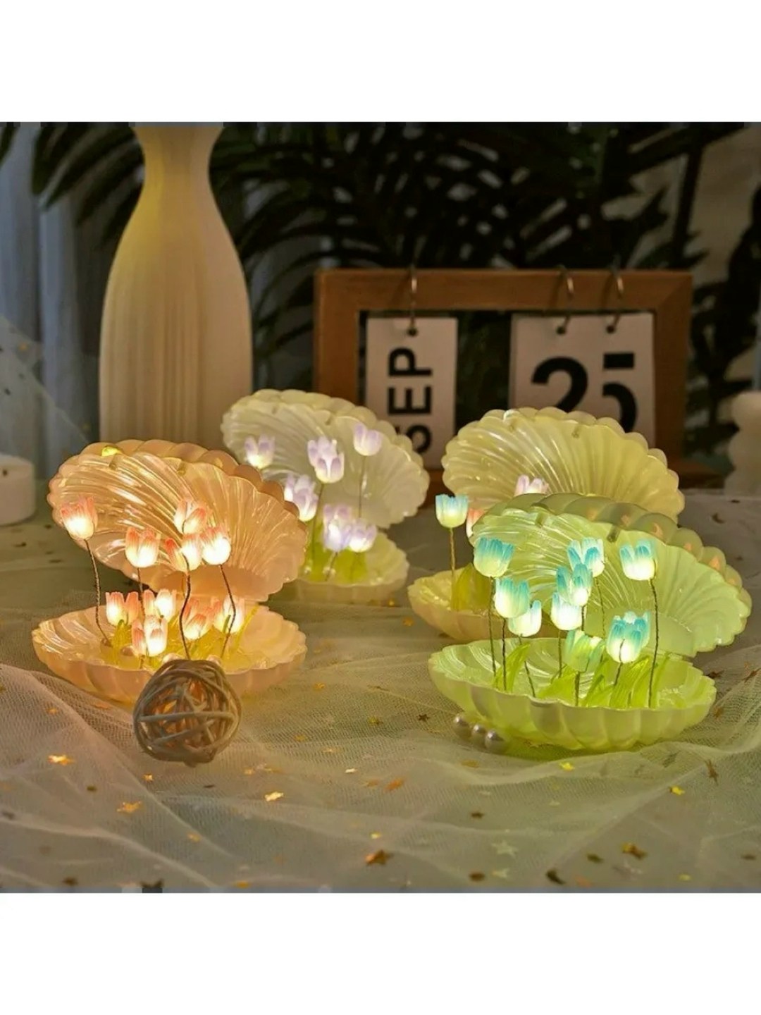 ночник ракушка,светильник ракушка,ночник ракушка с жемчужиной,шкатулка ракушка,форма ракушки