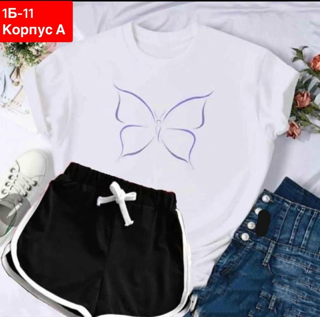 костюмы двойки,костюм шорты и футболка,малиновая футболка турция в образе,одежда женская,костюмы спортивные женские