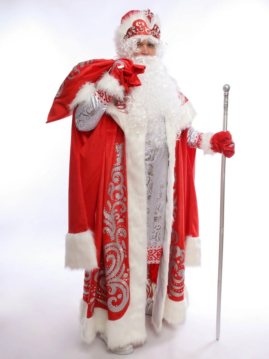 костюм деда мороза из парчи,костюмы деда мороза,костюм деда мороза царский,карнавальный костюм деда мороза взрослый,костюм карнавальный мужской дед мороз