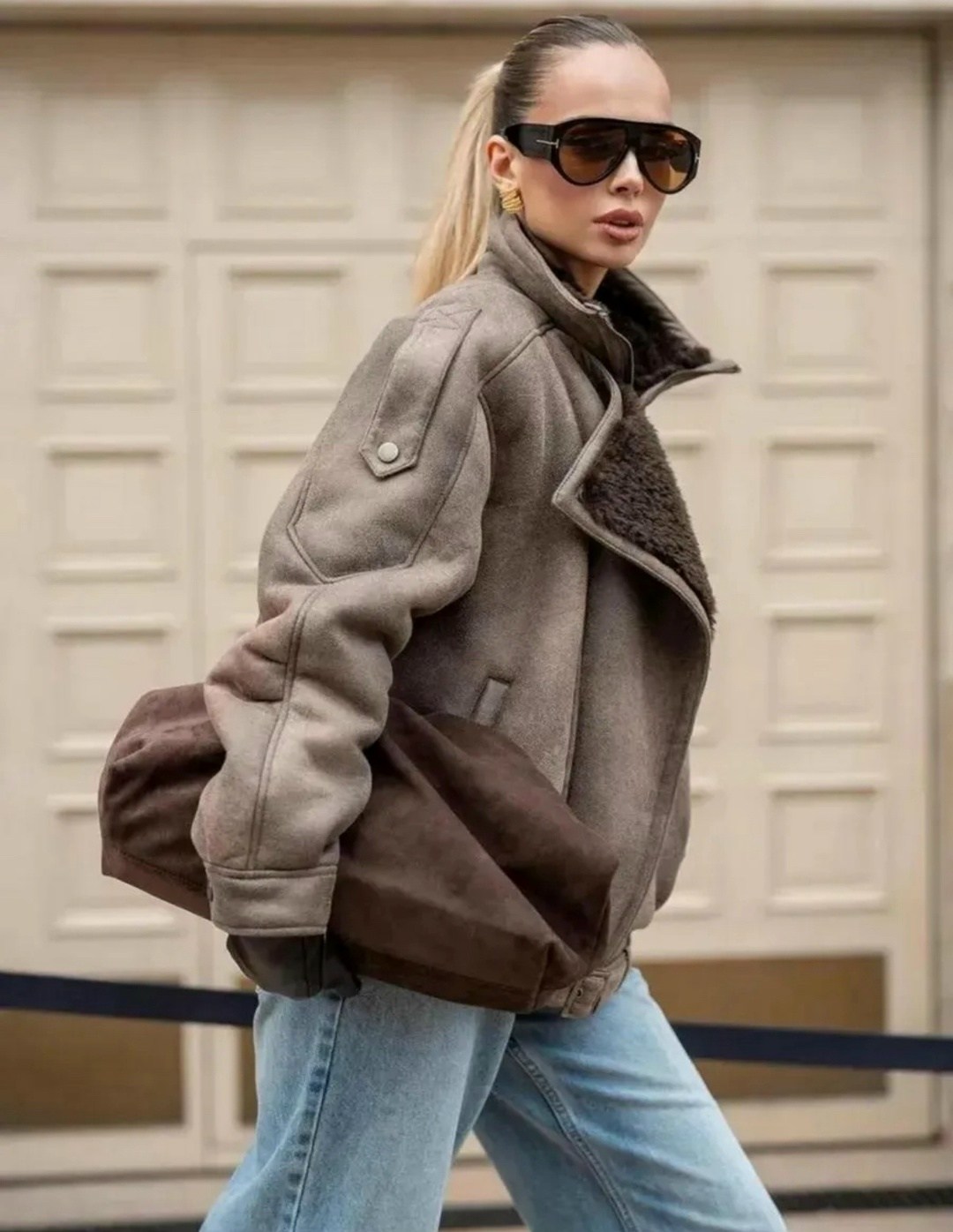 дубленка женская авиатор,дубленка оверсайз,дубленка авиатор зимняя,дубленка женская,стильная дубленка