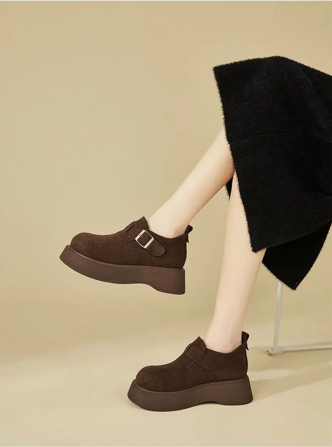 ,женская ,повседневная , женская зимняя, на плоской подошве