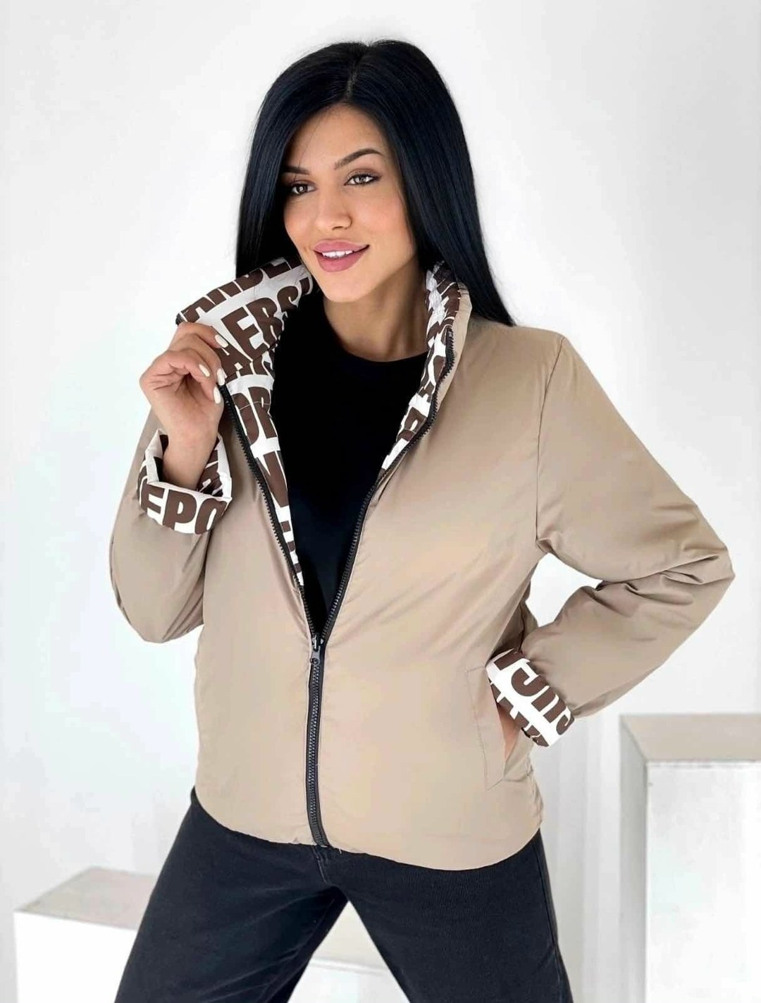 куртка женская двухсторонние,куртка,женская куртка,куртка модная,демисезонная куртка