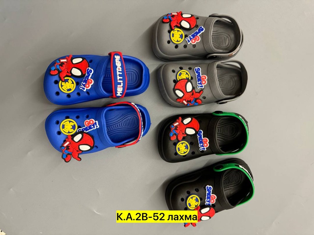 ,кроксы детские,кроксы человек паук,кроксы 2025, детская