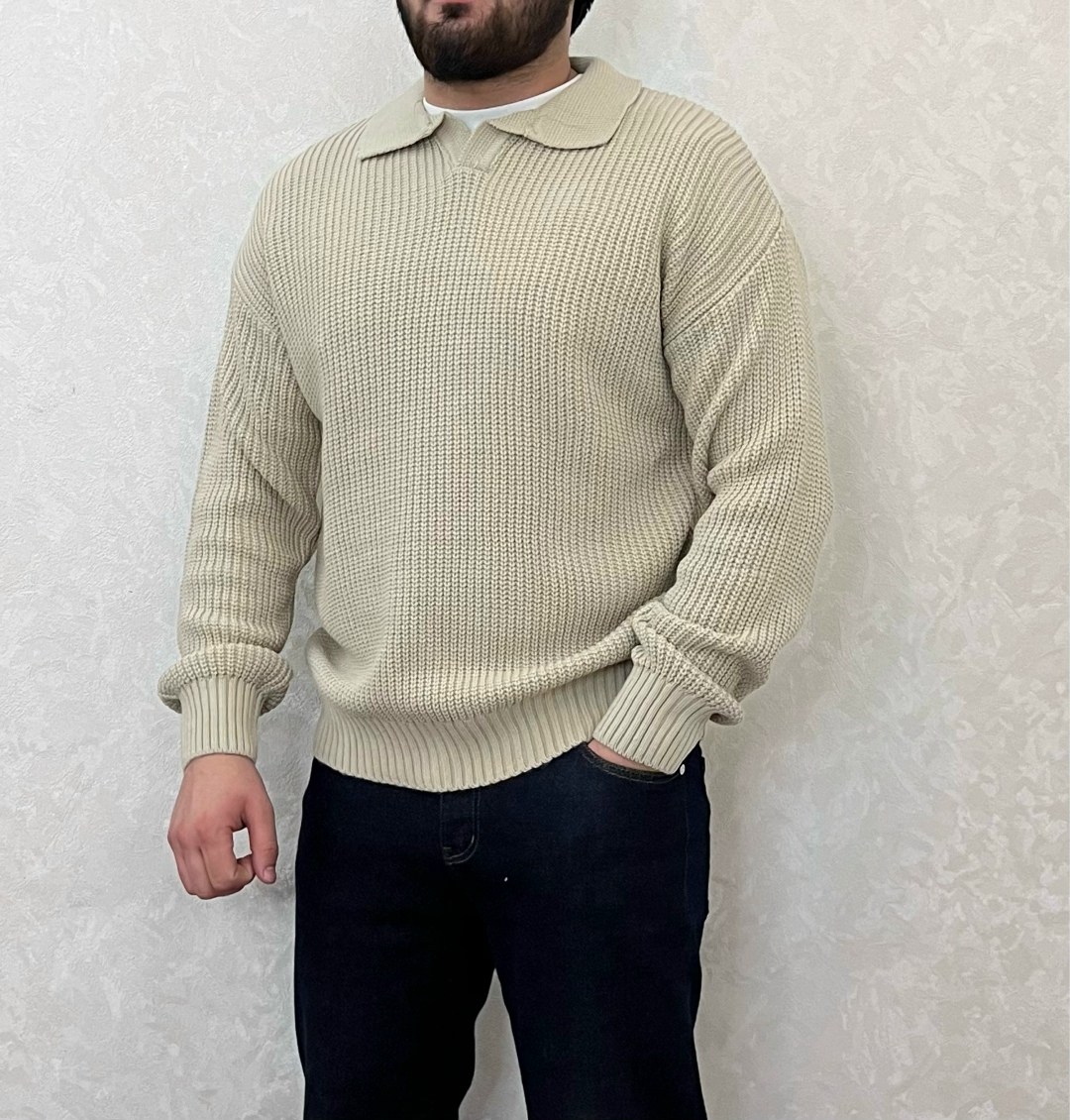 свитера мужская,повседневный джемпер,свитер повседневный,свитер поло,свитер