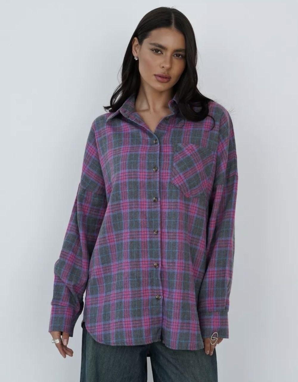 рубашка в клетку женская оверсайз,женская рубашка в клетку,рубашка клетка,рубашка клетчатая,рубашка оверсайз в клетку удлиненная