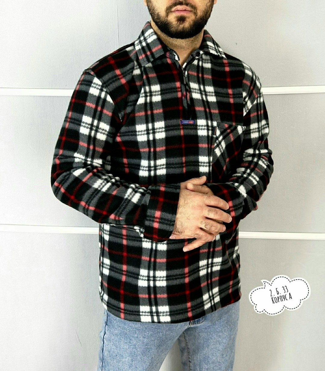 рубашка теплая на флисе,рубашка на флисе,флисовая рубашка,теплая рубашка,рубашка мужская в клетку