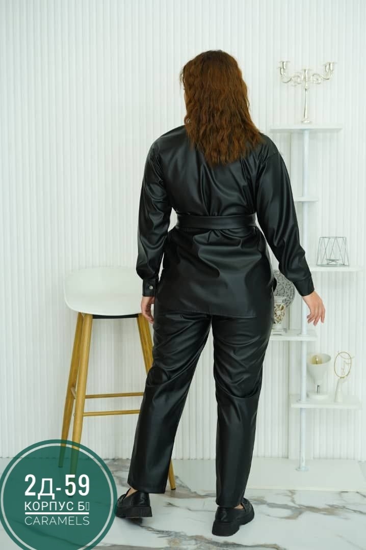 костюм из экокожи женские,костюм из экокожи,повседневный костюм больших размеров,костюм классика,костюмы двойки