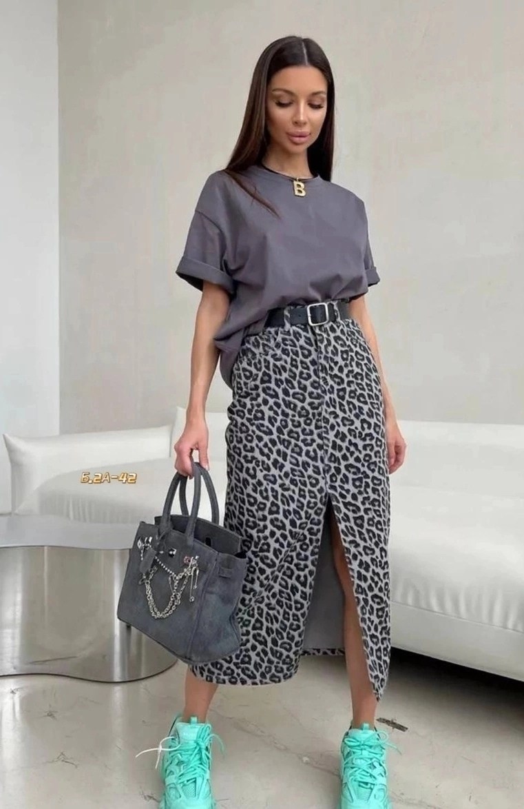 юбка леопардовая,рубашка стильная,юбка с леопардовым принтом,женские длинные юбки с леопардовым принтом