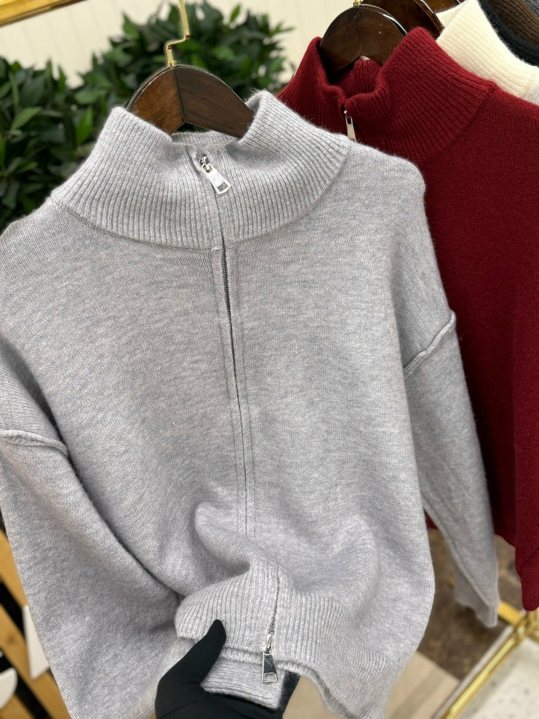 женский свитер на молнии,женская кофта,кашемировый кардиган,женские свитера,кашемировый свитер