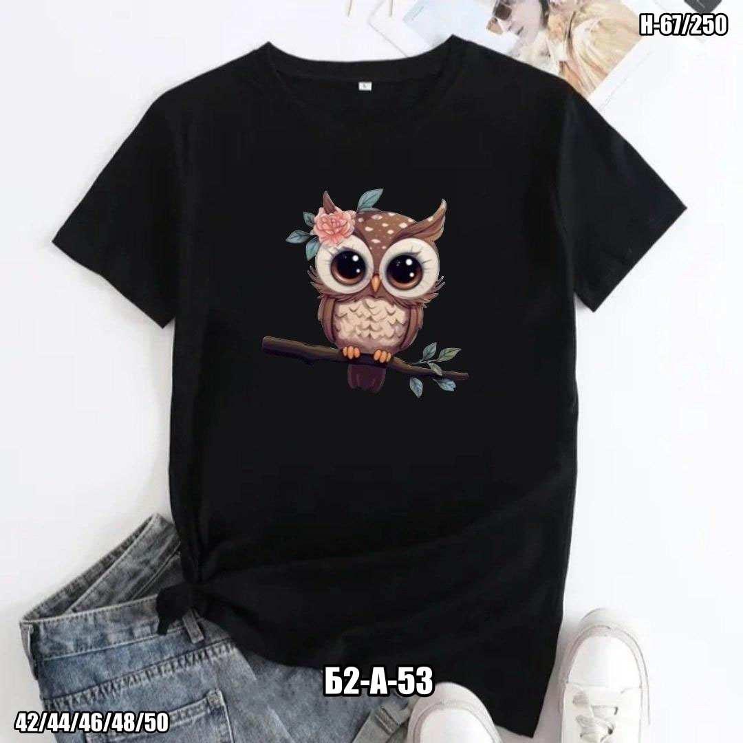 женская футболка,футболка женская сова,футболка женская с принтом,футболка с принтом сова,женская футболка с рисунком