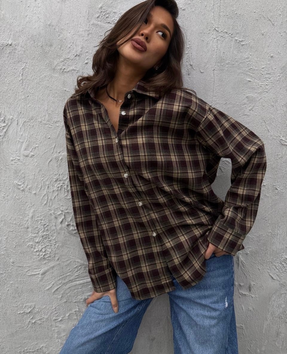 женская рубашка в клетку оверсайз,рубашка в клетку удлиненная,рубашка в клетку женская,рубашка в клетку,рубашка в клетку оверсайз удлиненная