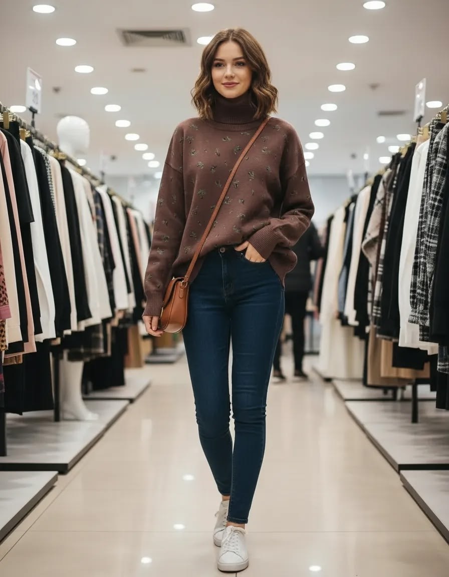 женские свитера,свитер,свитер с высоким воротом,вязаные свитера,корейский свитер