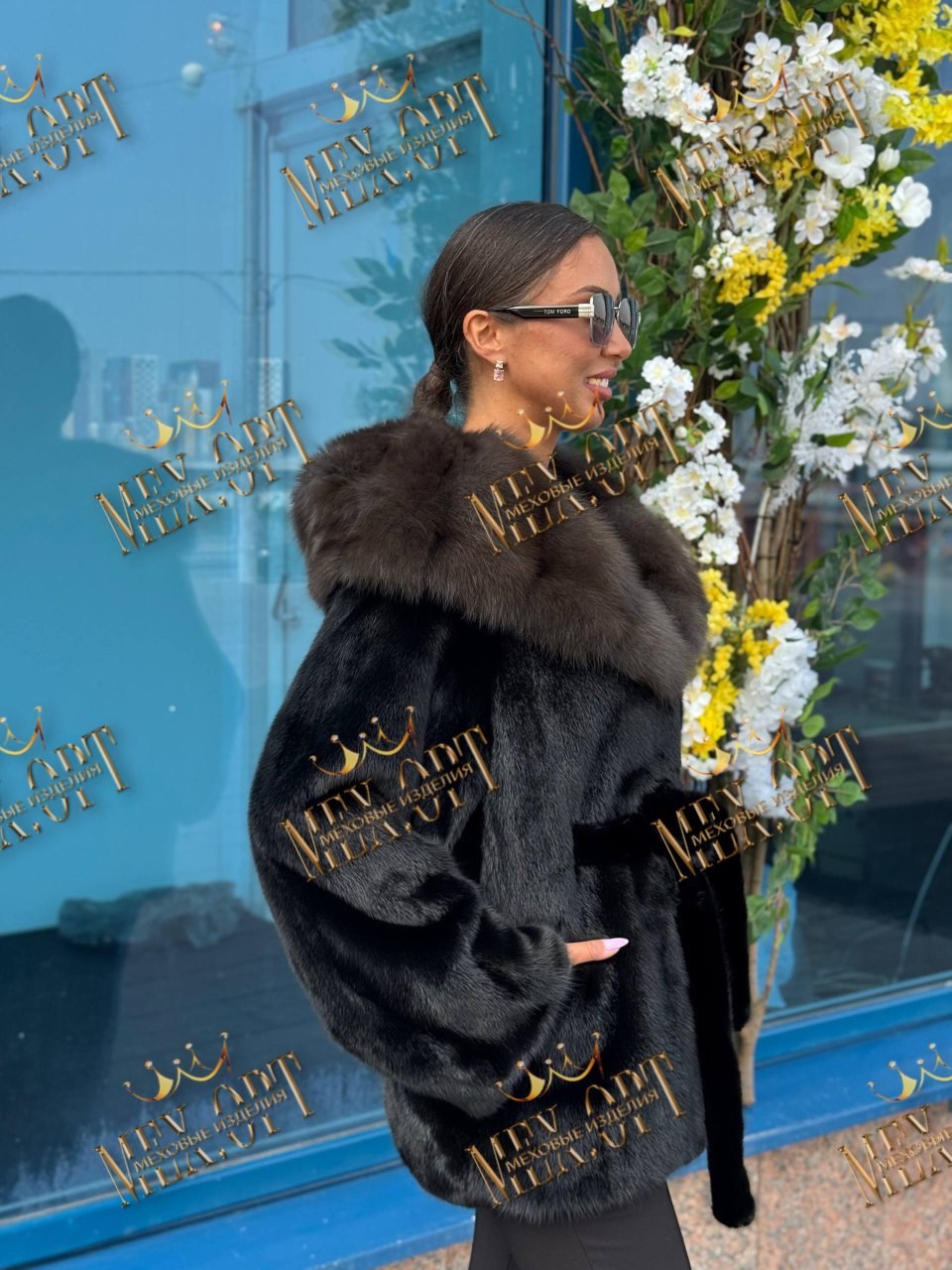 шубы норковые,норковая шуба с капюшоном,шуба норковая с английским воротником,шуба из норки,шуба норковая женская