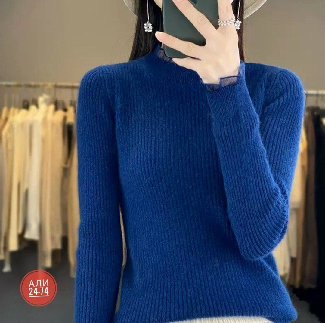 кашемировая ткань для свитера,свитер однотонный вязаный,женские свитера,женский свитер с высоким воротником,свитер женский вязаный однотонный