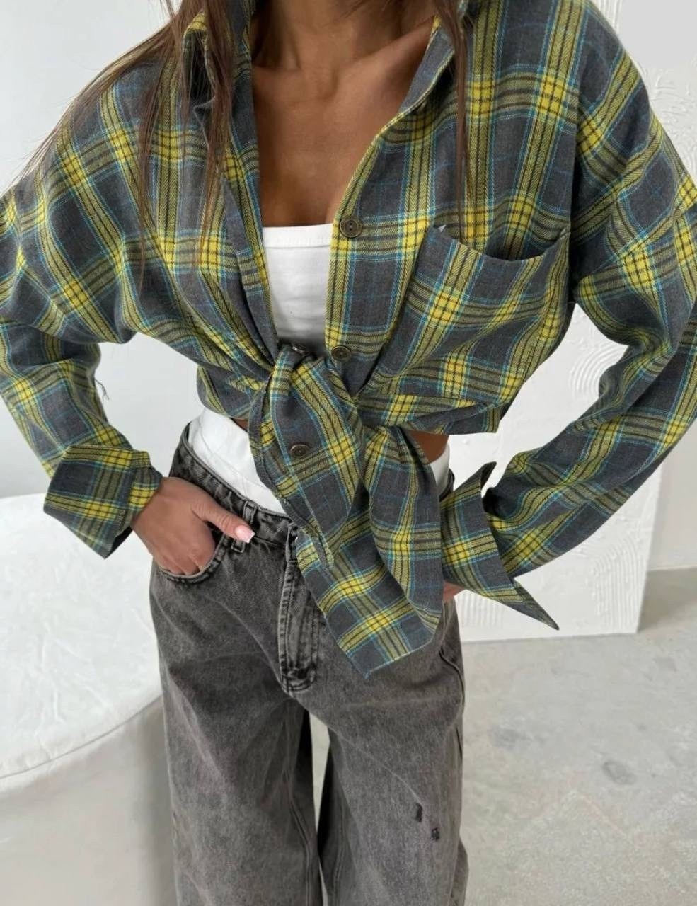 рубашка в клетку женская,рубашка в клетку,клетчатая рубашка,рубашка женская оверсайз в клетку,базовая рубашка