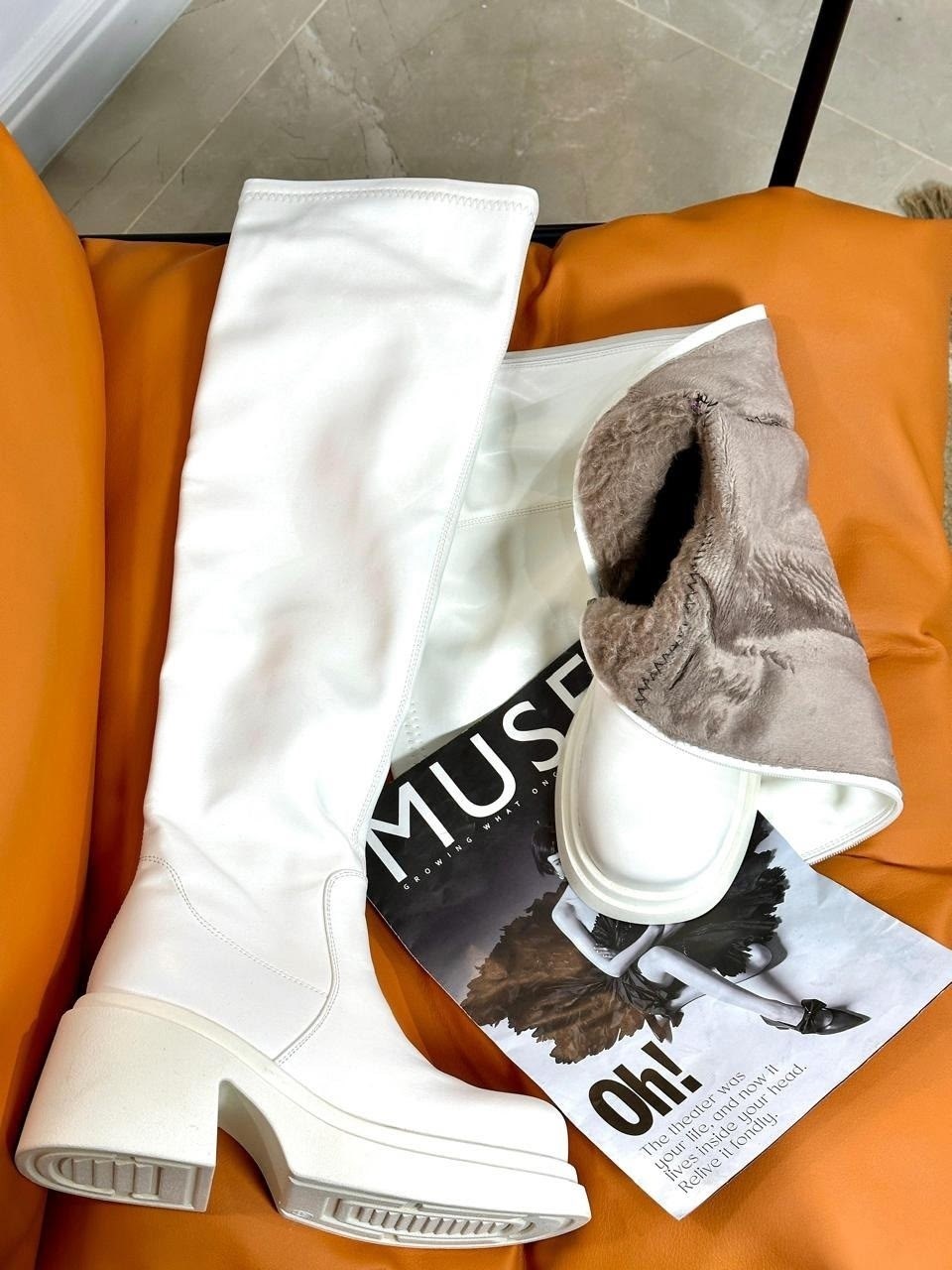 ботфорты женские,демисезонные ботфорты,ботфорты сапоги,белые ботфорты,стильные сапоги