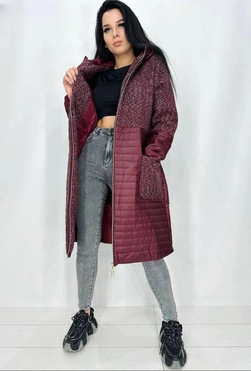 пальто стеганое,женские пальто,пальто кашемир,пальто на синтепоне,комбинированное пальто