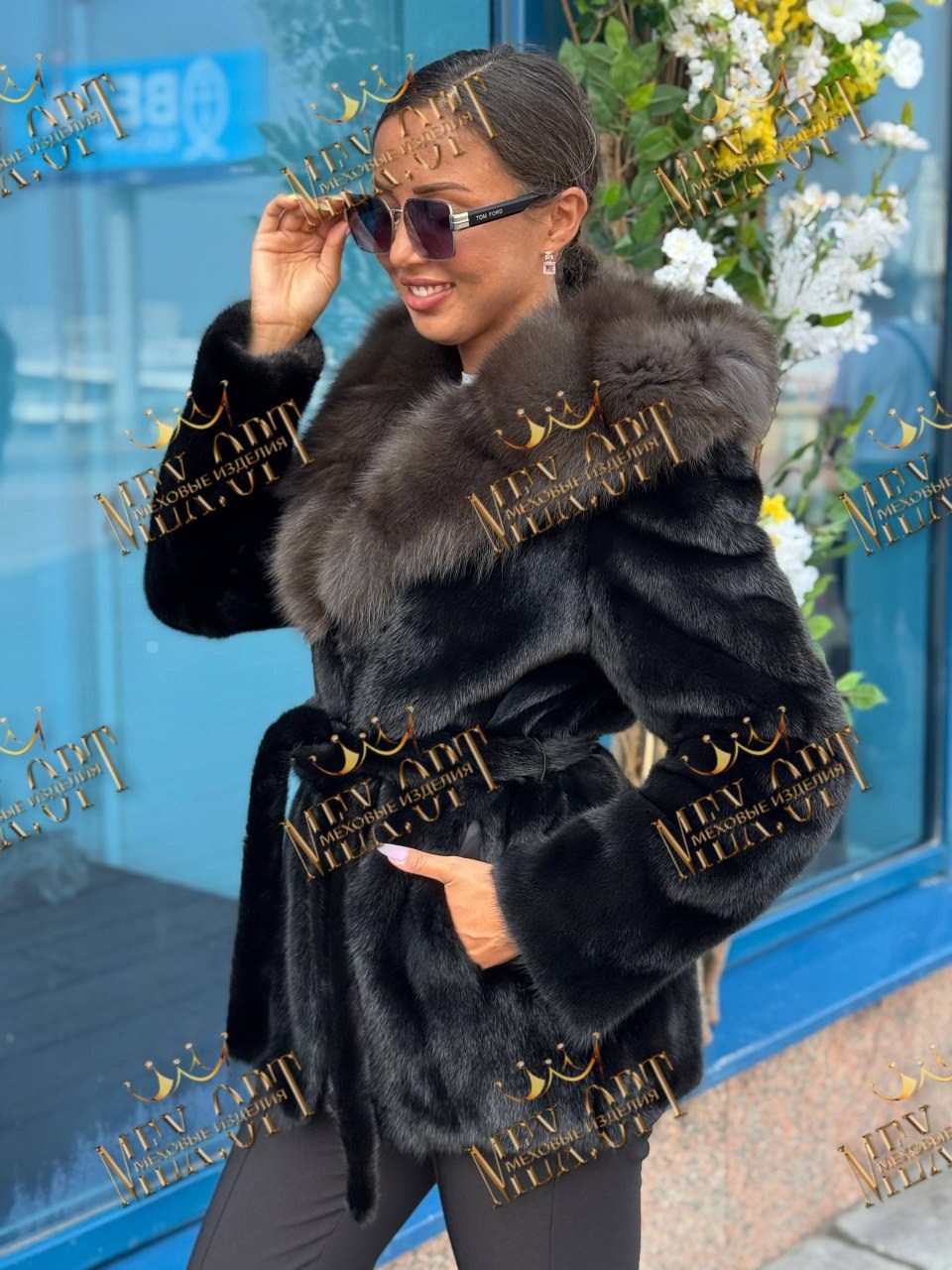 норковая шуба с капюшоном,шубы норковые,шуба из норки,шуба норковая с английским воротником,шуба из норки с капюшоном