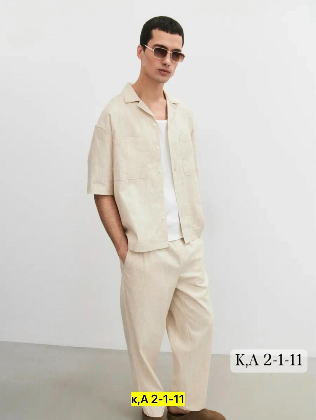 шорты льняные,шорты мужские,костюм летний мужской,бежевые шорты,рубашка из льна мужская