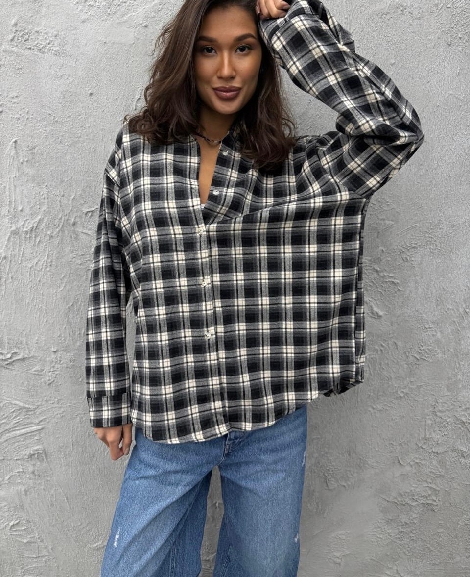 женская рубашка в клетку оверсайз,рубашка в клетку удлиненная,рубашка в клетку женская,рубашка в клетку,рубашка в клетку оверсайз удлиненная