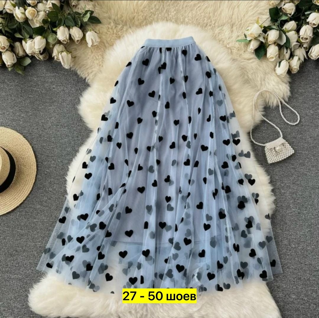 женская юбка,юбка средней длины,юбка с принтом,юбка,юбка из сетки