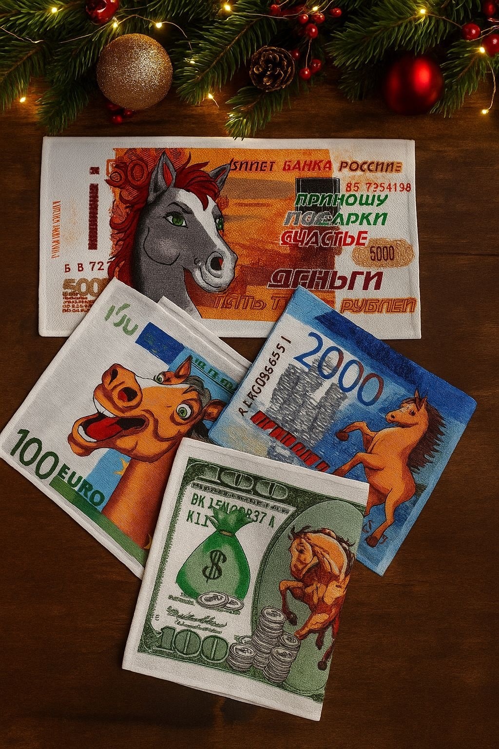 магнит новогодний купюра дарим красиво,новогодние магниты,купюра денег,купюр,счастливая купюра