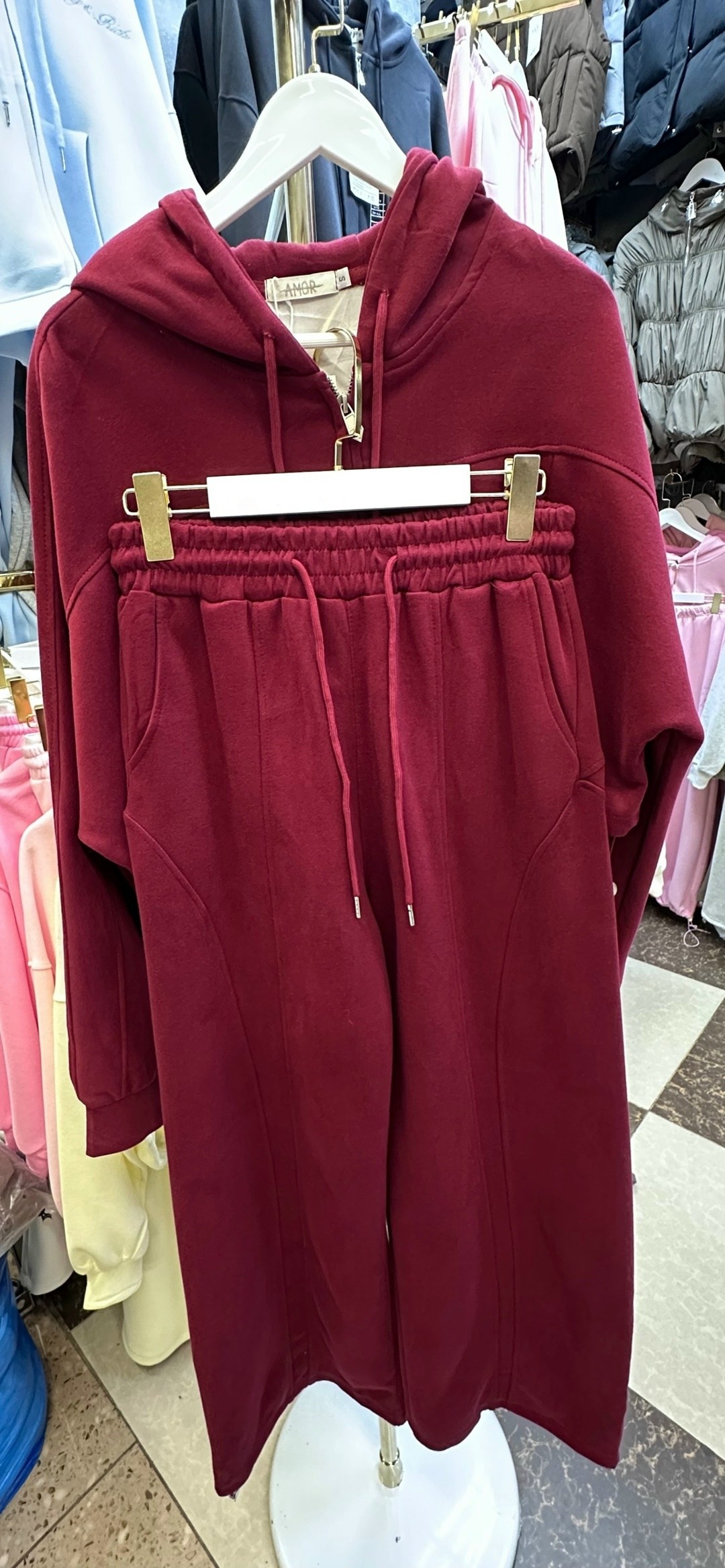 костюм со штанами,спортивные костюмы женские,костюм худи,костюм стильный,костюм голубой