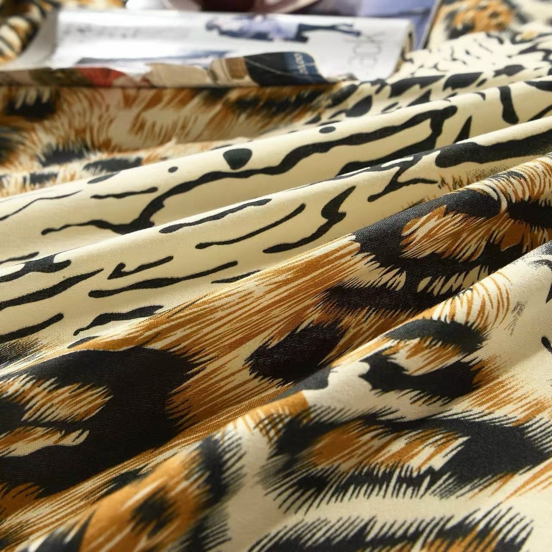 комплект постельного белья,постельного белья,постельное белье унисон леопард,комплект постельного белья двуспальное,постельное белье леопардовое