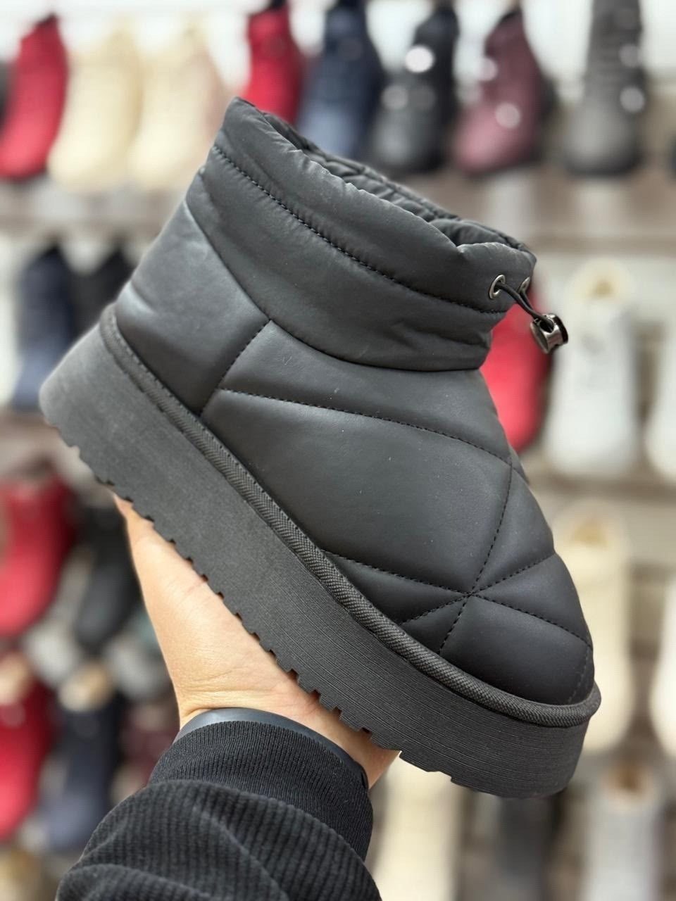 ,угги женские,дутики угги женские,угги дутики зимние короткие на высокой подошве,дутики женские