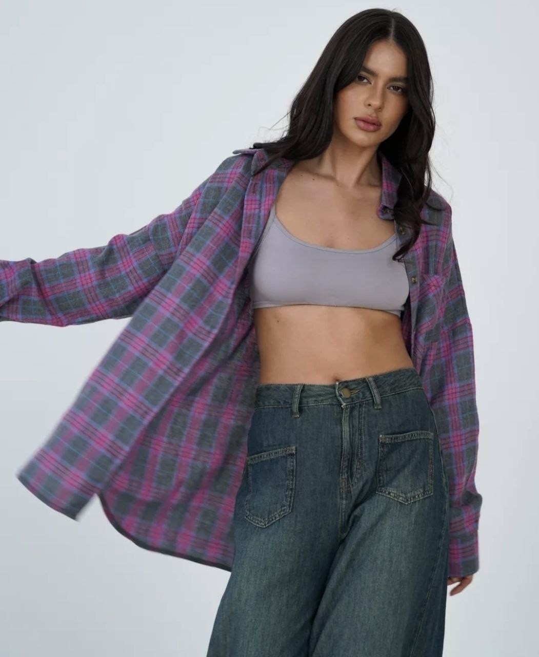 рубашка в клетку женская оверсайз,женская рубашка в клетку,рубашка клетка,рубашка клетчатая,рубашка оверсайз в клетку удлиненная