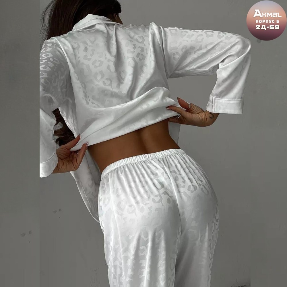 комплект женской пижамы,пижама женская,пижама атлас,пижама тройка женская,шелковая пижама женская со штанами
