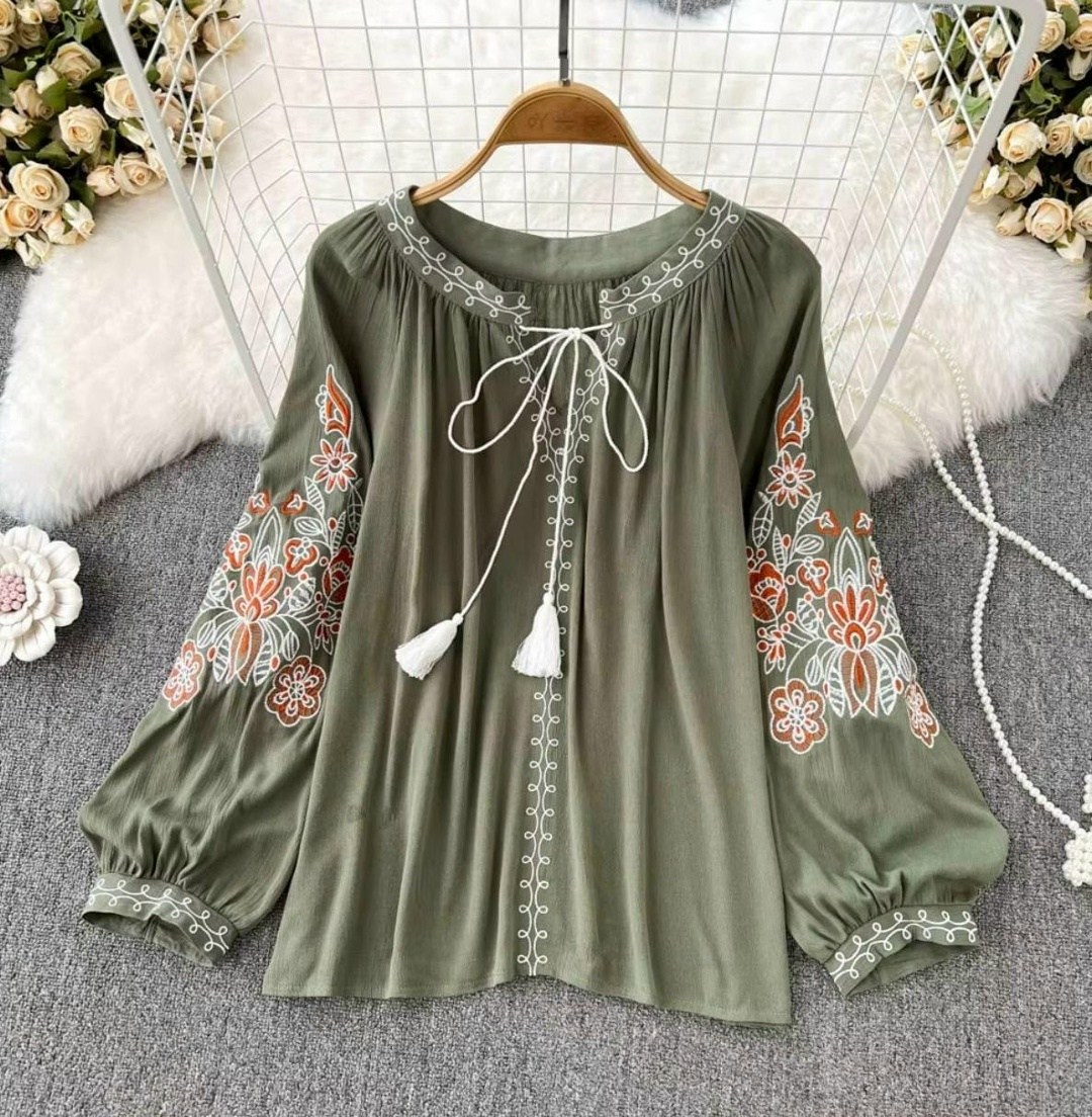 блузка в стиле бохо,женская блузка с вышивкой,блузка с вышивкой,блузка бохо,рубашка с вышивкой