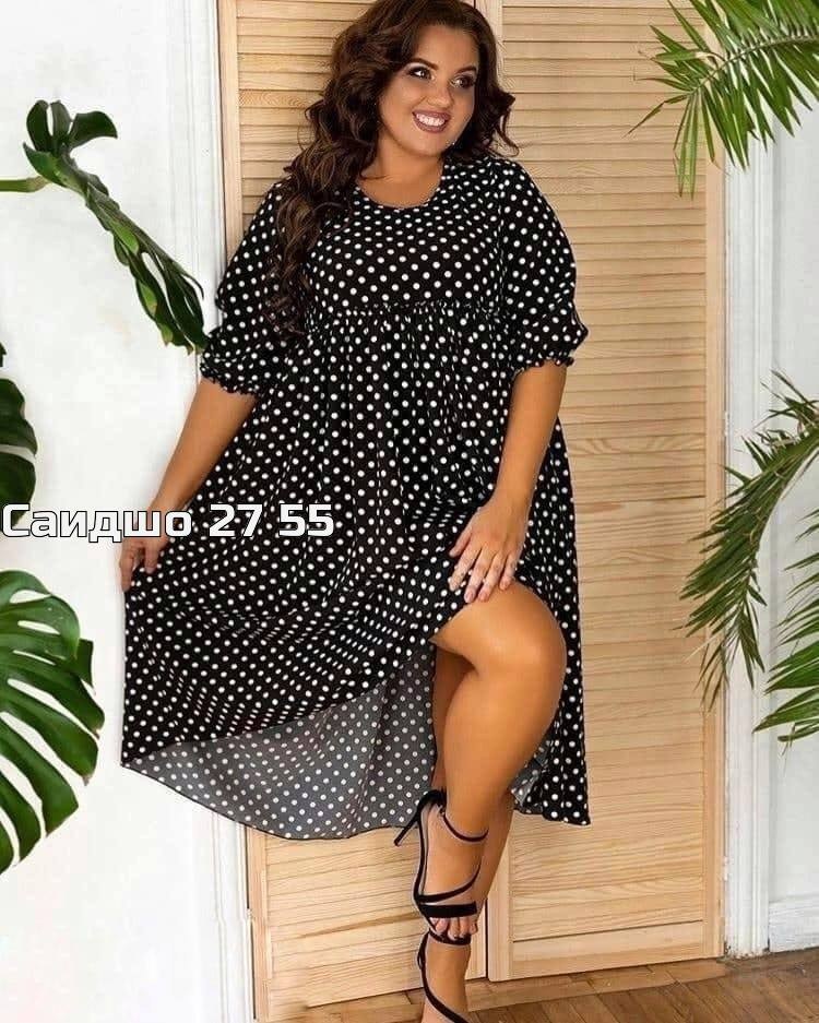 платье большие размеры,платье в горошек для полных,повседневные платья,женское платье в горох,платье