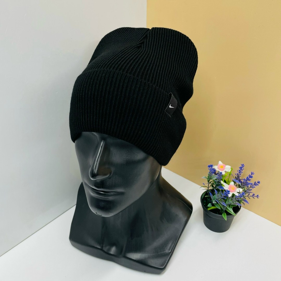 шапка nike,шапка найк черная,шапка бини,шапка nike черный,чёрная шапка