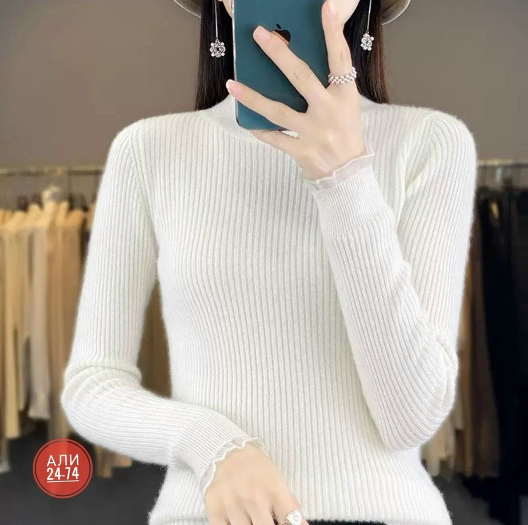 кашемировая ткань для свитера,свитер однотонный вязаный,женские свитера,женский свитер с высоким воротником,свитер женский вязаный однотонный