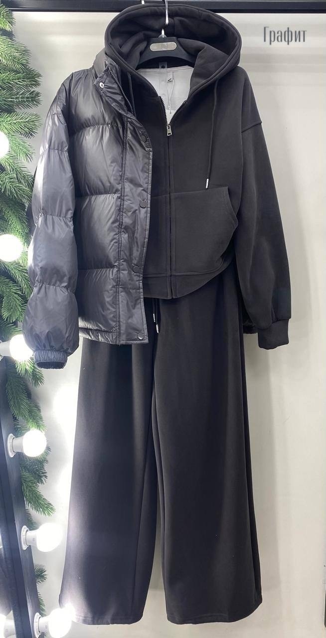 стильные костюмы,костюм на флисе,комплект куртка,теплый костюм,костюм тройка женский